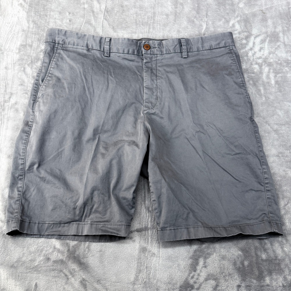 Tommy Bahama Boracay Chino Shorts Mens 42 Gray Cotton Blend Stretch Casual